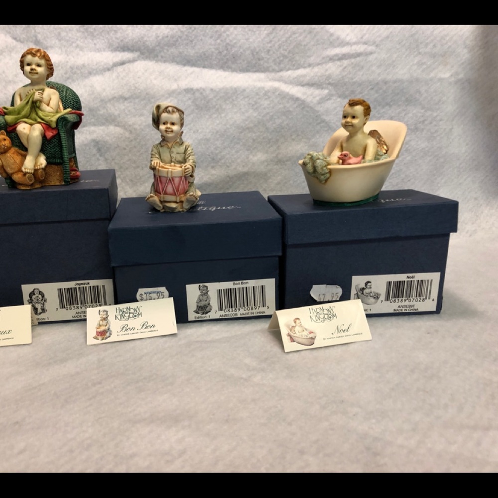 Harmony Kingdom Angelique Lot of 3- NIB
